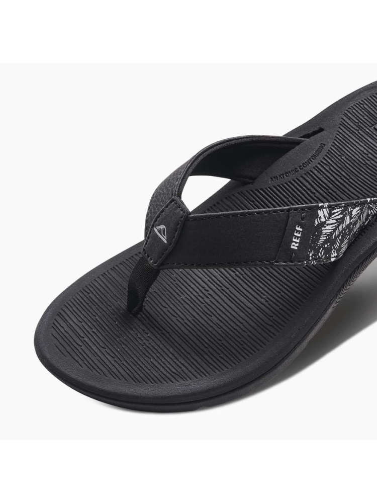 Reef Santa Ana Women's Black/White CJ3624 slippers online bestellen bij Kathmandu Outdoor & Travel