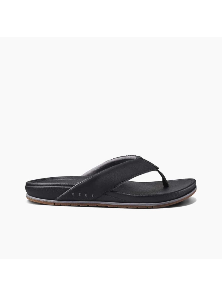 Reef Cushion Bonzer Black/Gum CJ4042 slippers online bestellen bij Kathmandu Outdoor & Travel
