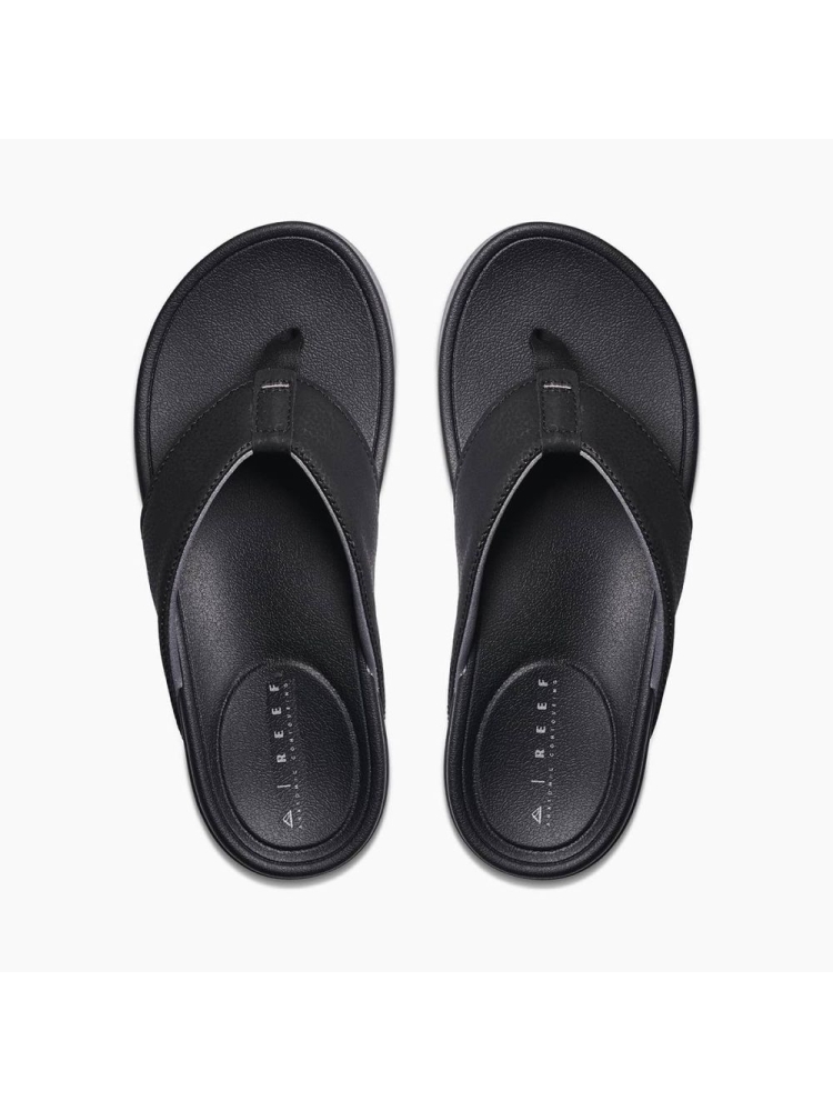 Reef Cushion Bonzer Black/Gum CJ4042 slippers online bestellen bij Kathmandu Outdoor & Travel