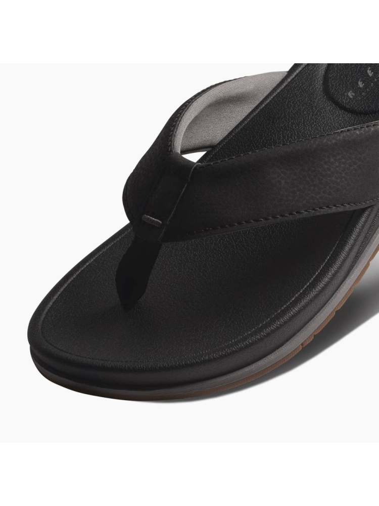 Reef Cushion Bonzer Black/Gum CJ4042 slippers online bestellen bij Kathmandu Outdoor & Travel