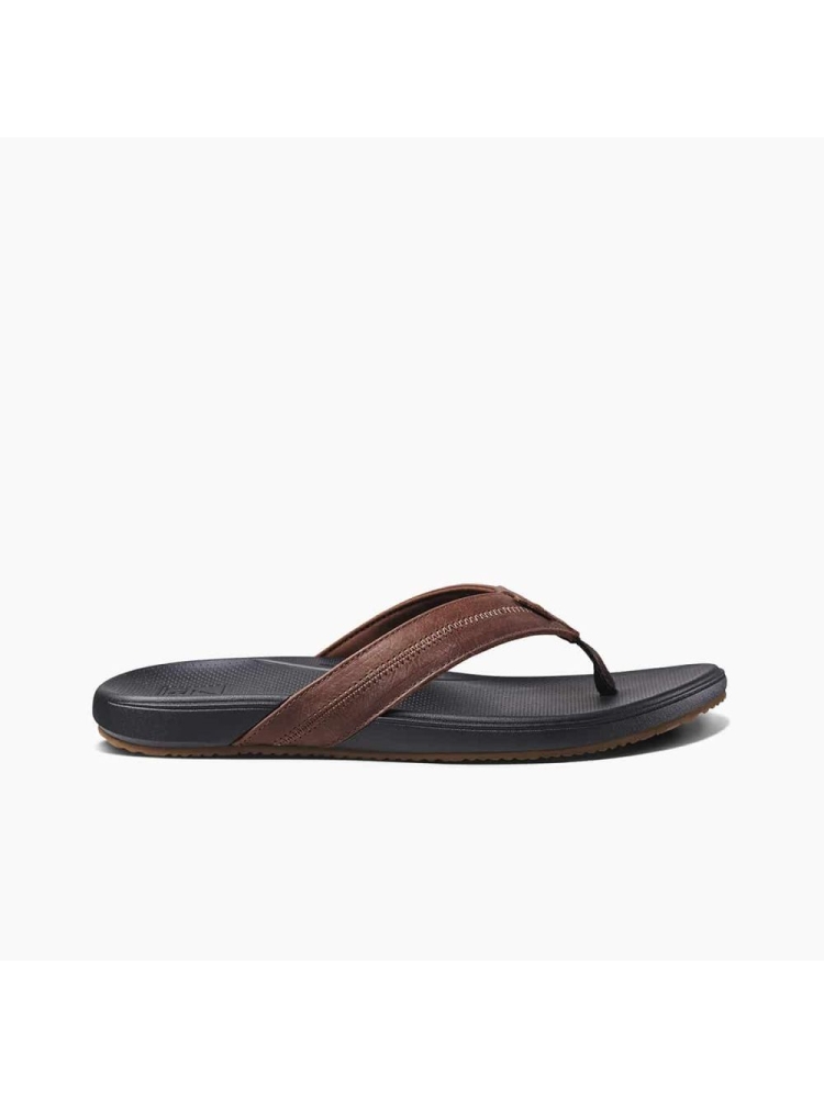 Reef Cushion Phantom 2.0 Leather Brown/Black CJ4352 slippers online bestellen bij Kathmandu Outdoor & Travel