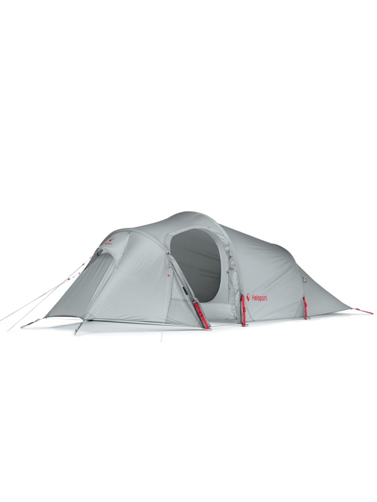 Helsport Explorer Lofoten Pro 2 Tent Stone Grey / Ruby Red 50018-23 tenten online bestellen bij Kathmandu Outdoor & Travel