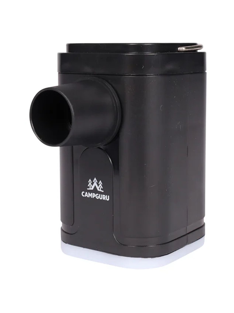 Camp Guru Mini pump Crocq with lamp Zwart CG111140 slaapmatjes online bestellen bij Kathmandu Outdoor & Travel