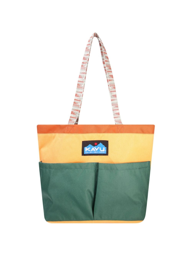 Kavu Kavu Twin Falls Tote 9339-RUSSV tassen Kavu Twin Falls Tote Russet Valley 9339-RUSSV tassen online bestellen bij Kathmandu Outdoor & Travel