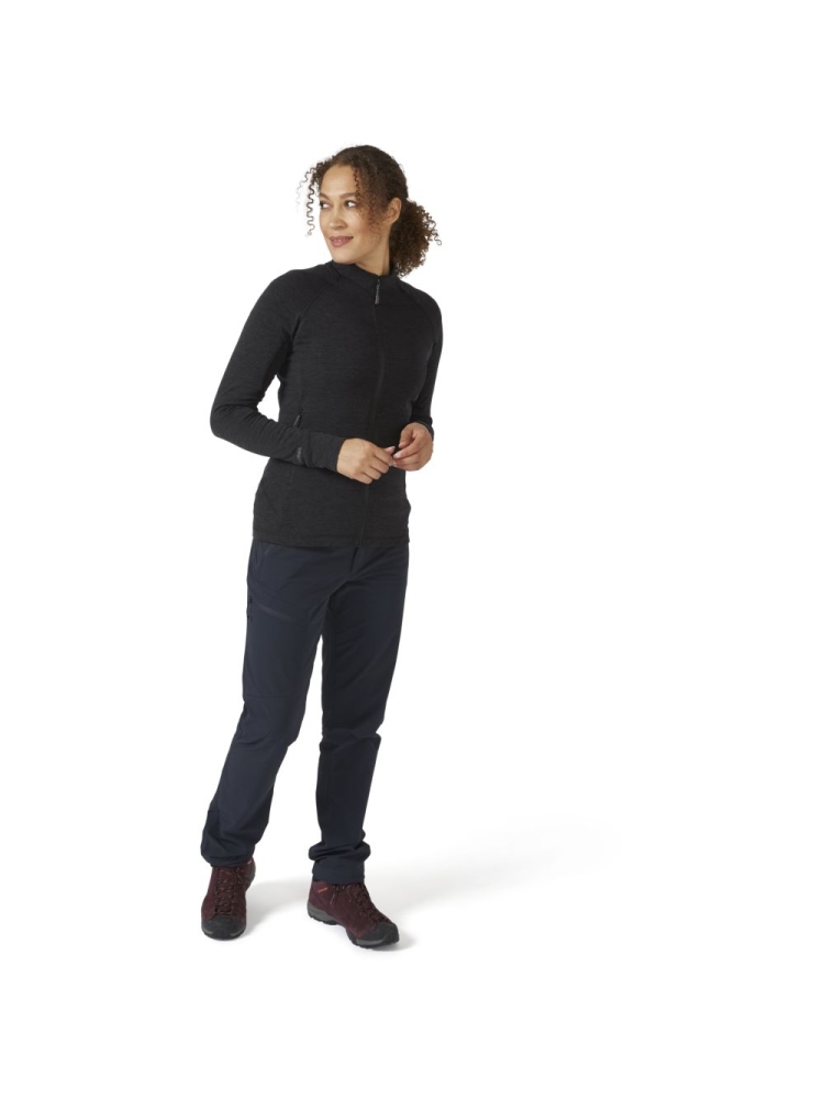 Rab Nexus Jacket Women's Black QFF-73-BLK fleeces en truien online bestellen bij Kathmandu Outdoor & Travel