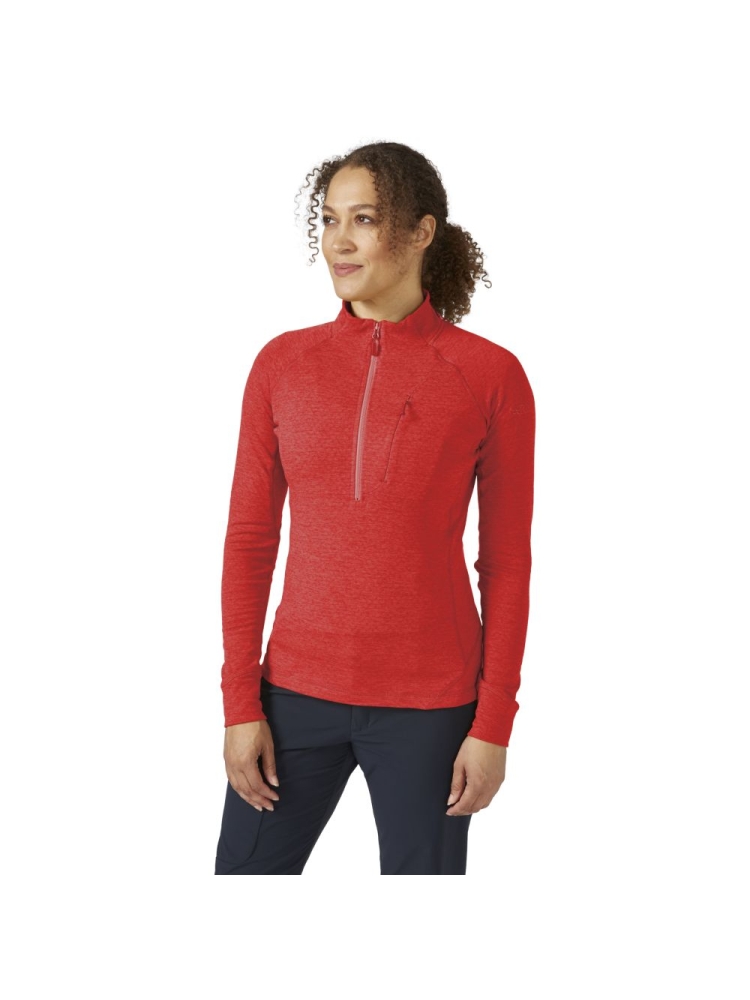 Rab Nexus Pull On Women's Red Grapefruit QFF-75-RGP fleeces en truien online bestellen bij Kathmandu Outdoor & Travel