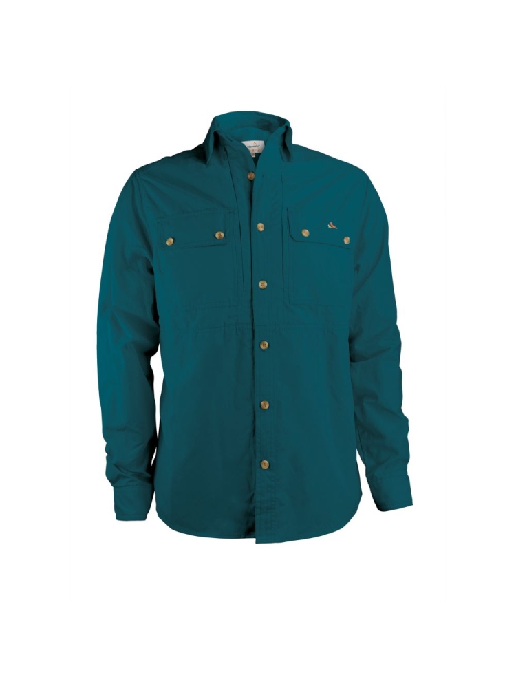 Viavesto Shirt Senhor Dias Petrol sr1800pe-Petrol shirts en tops online bestellen bij Kathmandu Outdoor & Travel