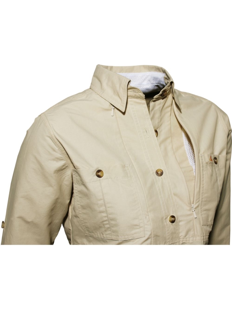 Viavesto Hemd Eanes Women's Sand sra1434s-Sand shirts en tops online bestellen bij Kathmandu Outdoor & Travel