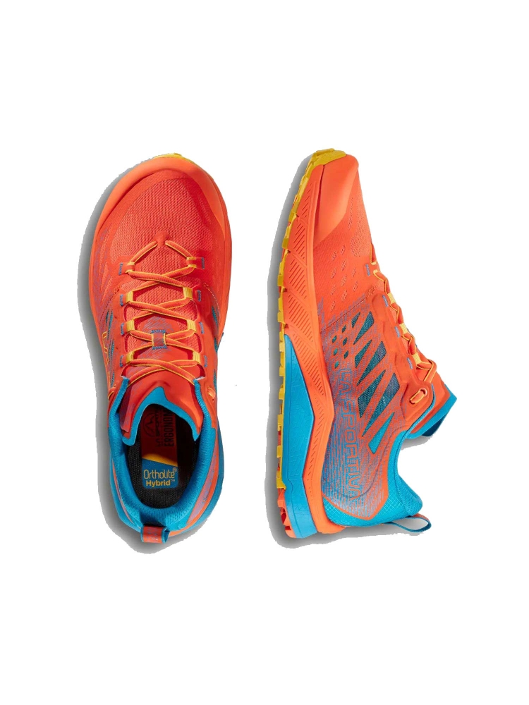 La Sportiva Jackal II Cherry Tomato/Tropic Blue 56J322614 wandelschoenen heren online bestellen bij Kathmandu Outdoor & Travel