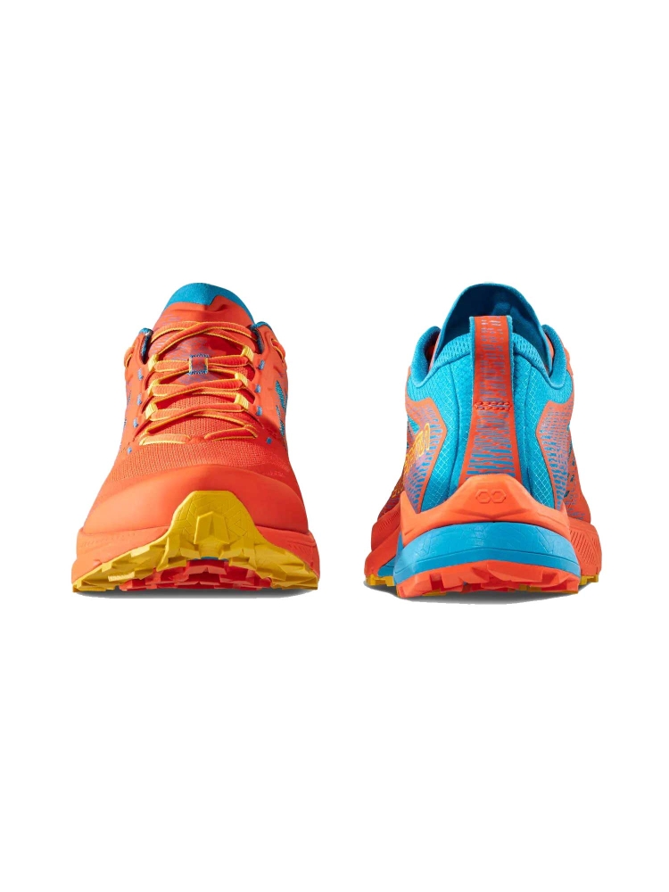 La Sportiva Jackal II Cherry Tomato/Tropic Blue 56J322614 wandelschoenen heren online bestellen bij Kathmandu Outdoor & Travel