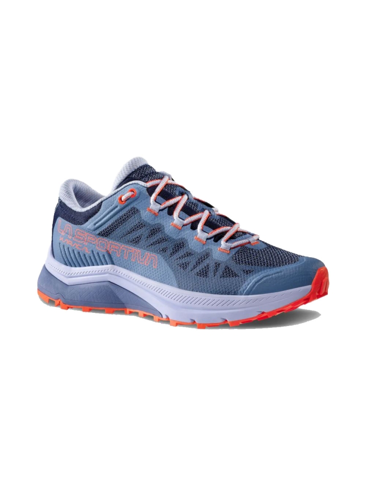 La Sportiva Karacal Woman  Moonlight/Cherry Tomato 46V644322 wandelschoenen dames online bestellen bij Kathmandu Outdoor & Travel