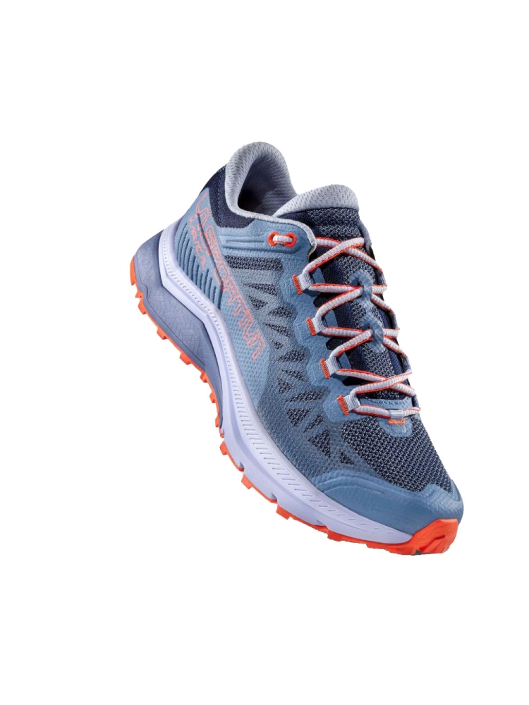 La Sportiva Karacal Woman  Moonlight/Cherry Tomato 46V644322 wandelschoenen dames online bestellen bij Kathmandu Outdoor & Travel