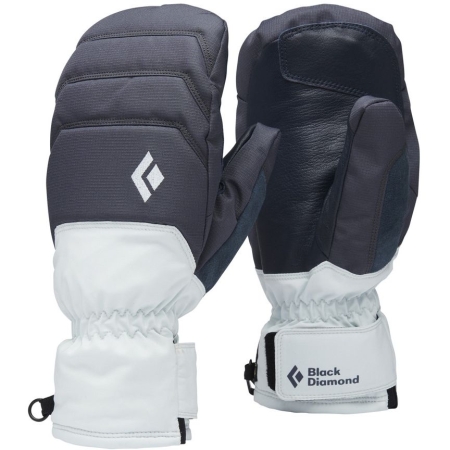 Black Diamond  Mission MX Mitts Women's Charcoal-Belay Blue