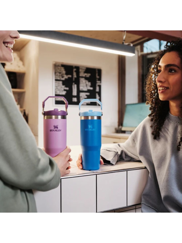 Stanley The IceFlow Flip Straw Tumbler 0,89L Azure 10-09993-313 drinkflessen en thermosflessen online bestellen bij Kathmandu Outdoor & Travel