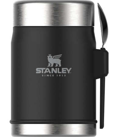 Stanley  The Legendary Food Jar + Spork 0,4L  Matte Black Pebble  