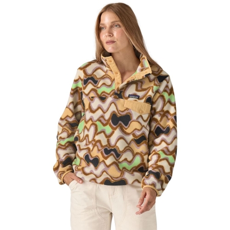 Patagonia  LW Synch Snap-T P/O Women's Small Currents: Natural
