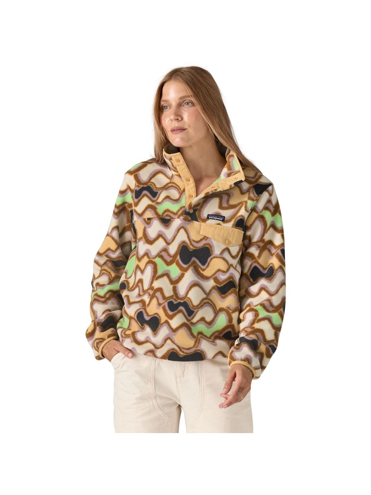Patagonia LW Synch Snap-T P/O Women's Small Currents: Natural 25455-SCNL fleeces en truien online bestellen bij Kathmandu Outdoor & Travel