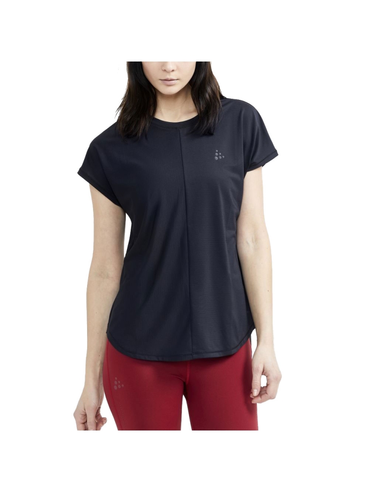 Craft Core Essence SS Tee Women's Black 1911242-999000 shirts en tops online bestellen bij Kathmandu Outdoor & Travel