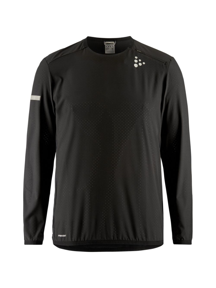 Craft Pro Hypervent LS Wind Top Black 1914584-999000 shirts en tops online bestellen bij Kathmandu Outdoor & Travel