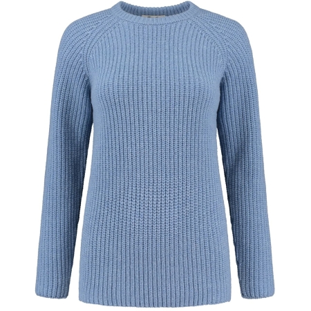 Blue Loop Originals  Crewe Sweater Women's Light Blue Melange