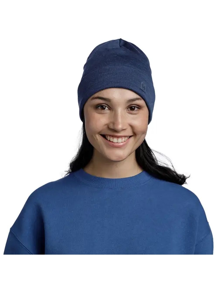 Buff Buff BUFF© Merino Heavyweight Beanie 111170779-Solid Nigh kleding accessoires Buff BUFF© Merino Heavyweight Beanie Solid Night Blue 111170779-Solid Nigh kleding accessoires online bestellen bij Kathmandu Outdoor & Travel