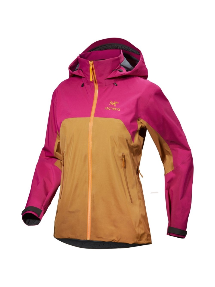 Arc'teryx Beta AR Jacket Women's Yukon/Amaranthus/Edziza 6605-Yukon jassen online bestellen bij Kathmandu Outdoor & Travel
