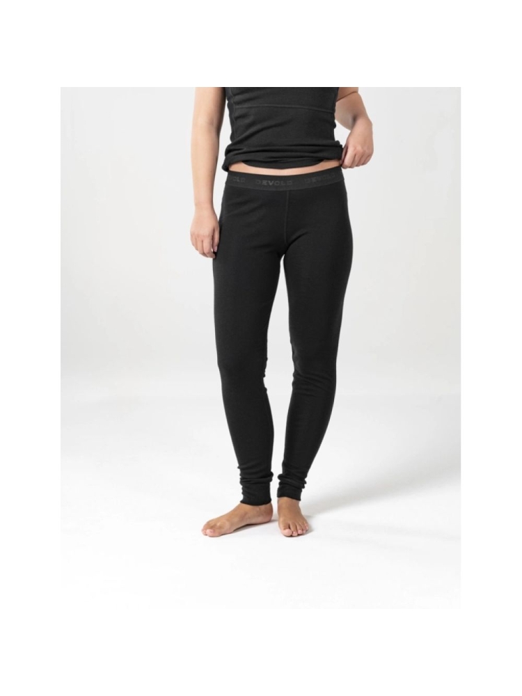 Devold Lauparen Merino 190 Longs Women's Black GO 245 110 B-950A onderkleding/thermokleding online bestellen bij Kathmandu Outdoor & Travel
