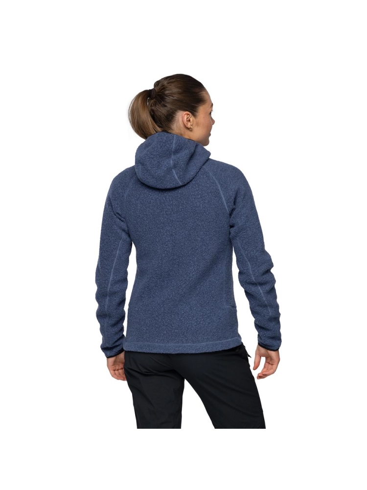 Bergans Vaagaa Merino Terry Midlayer Hoodie Women's Granite Blue 3393-24412 fleeces en truien online bestellen bij Kathmandu Outdoor & Travel