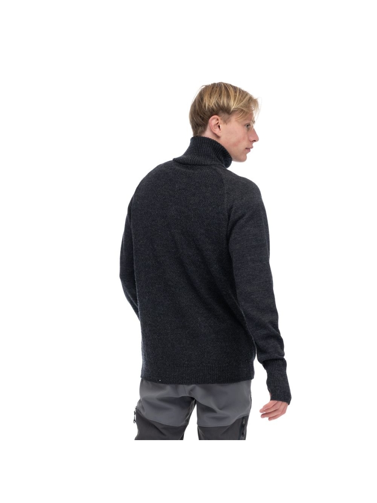 Bergans Ulriken Light Merino Jumper Dark Shadow Grey 3129-24616 fleeces en truien online bestellen bij Kathmandu Outdoor & Travel