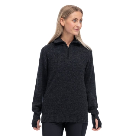 Bergans  Ulriken Light Merino Jumper Women's Dark Shadow Grey