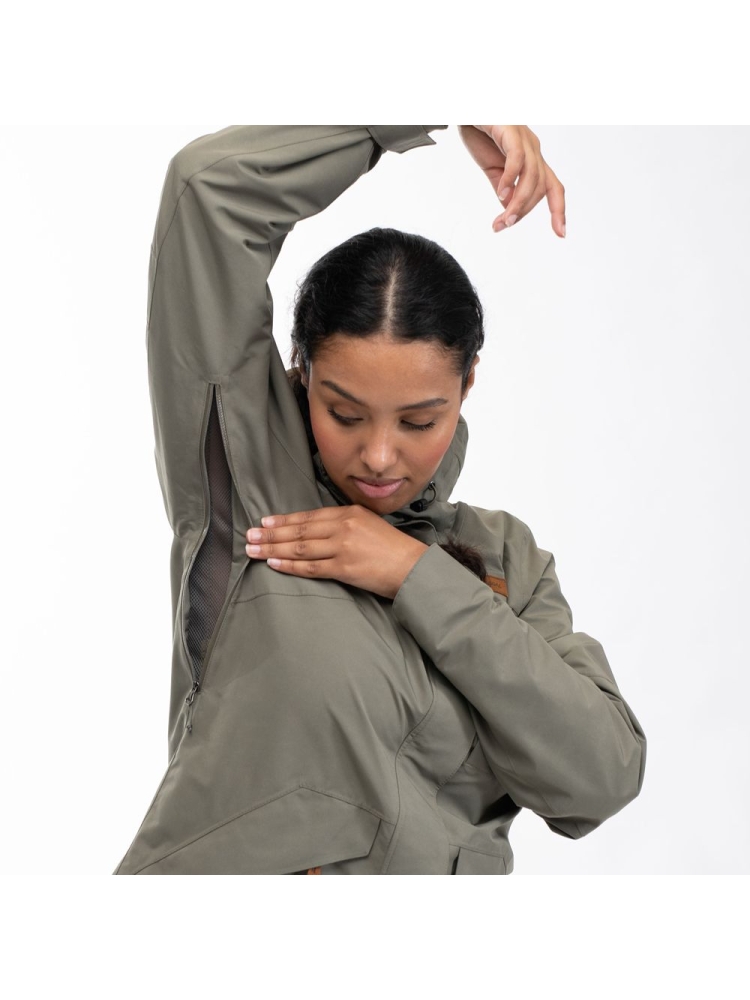 Bergans Nordmarka 2L Shell Jacket Women's Green Mud 3072-12731 jassen online bestellen bij Kathmandu Outdoor & Travel