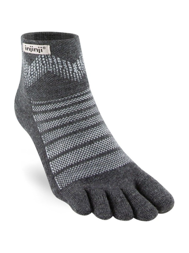 Injinji Outdoor Midweight Mini-Crew Wool Slate IS223630-SLA sokken online bestellen bij Kathmandu Outdoor & Travel