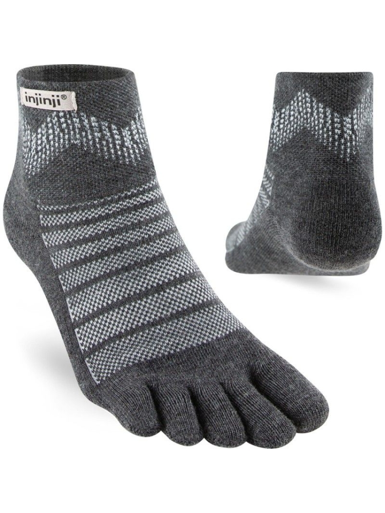 Injinji Outdoor Midweight Mini-Crew Wool Slate IS223630-SLA sokken online bestellen bij Kathmandu Outdoor & Travel