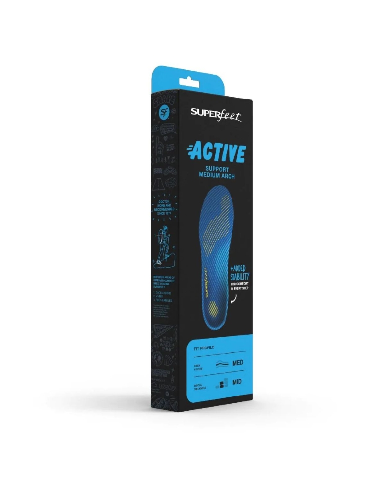Superfeet Active Support Medium Arch Bolt FL9866 schoenonderhoud online bestellen bij Kathmandu Outdoor & Travel