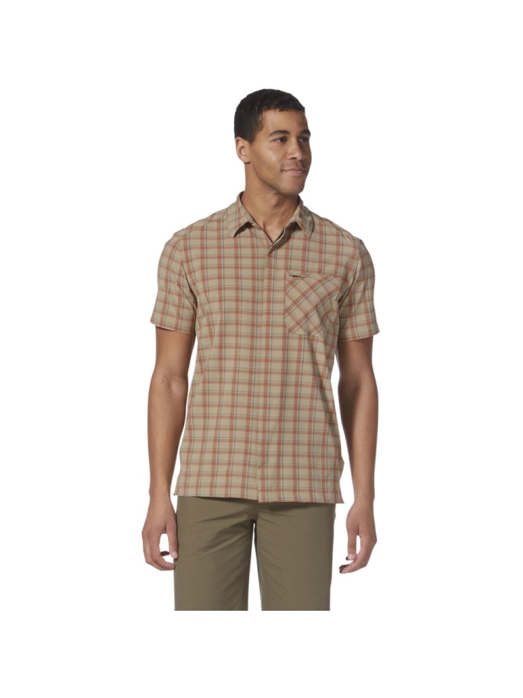 Royal Robbins Amp Lite Plaid S/S Khaki Cloverdale Y421028-293 shirts en tops online bestellen bij Kathmandu Outdoor & Travel