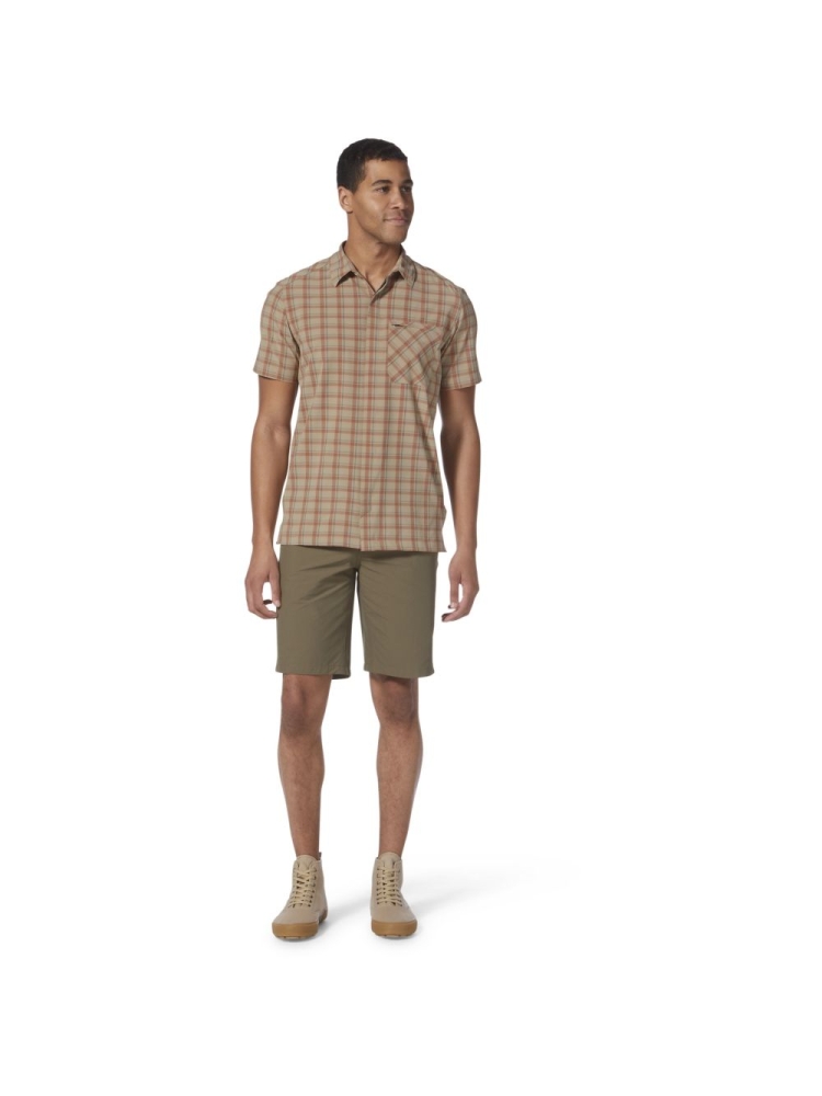 Royal Robbins Amp Lite Plaid S/S Khaki Cloverdale Y421028-293 shirts en tops online bestellen bij Kathmandu Outdoor & Travel