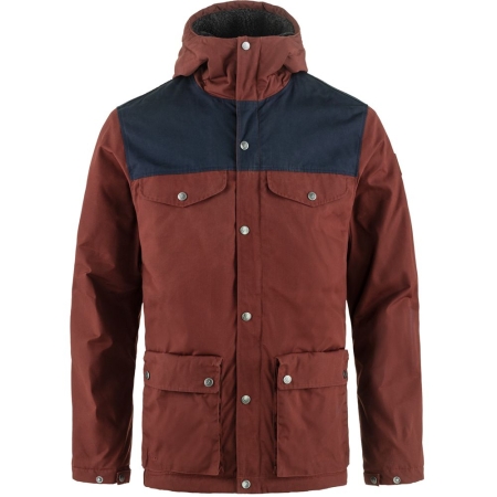 Fjällräven  Greenland Winter Jacket Maroon-Dark Navy 