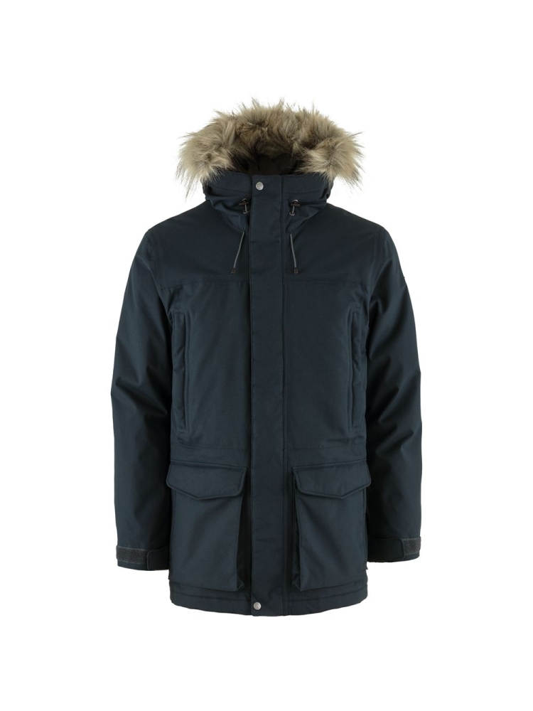 Fjällräven Nuuk Lite Parka Dark Navy F87158-555 jassen online bestellen bij Kathmandu Outdoor & Travel