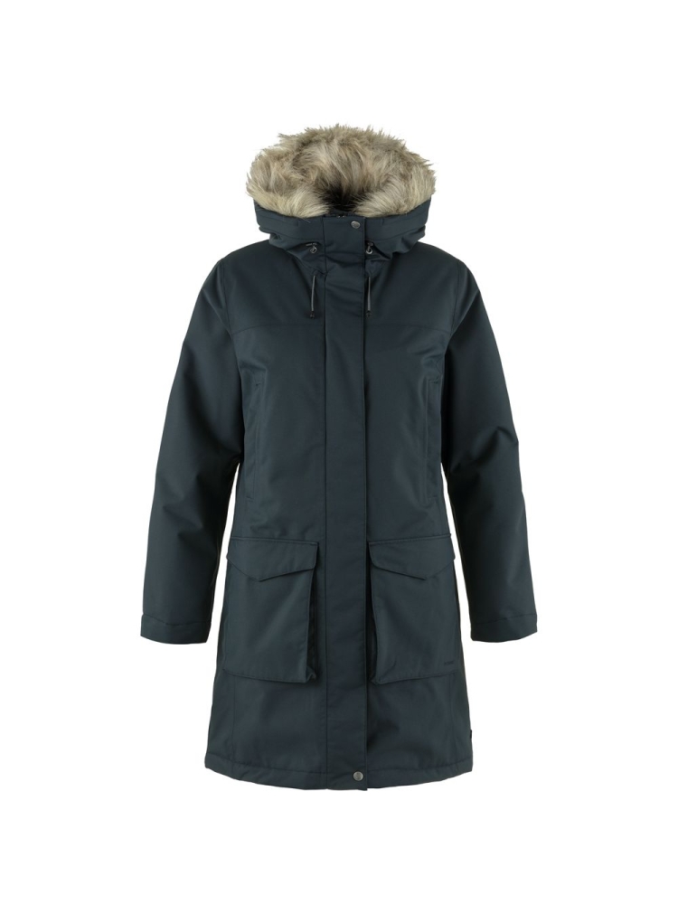 Fjällräven Nuuk Lite Parka Women's Dark Navy F87161-555 jassen online bestellen bij Kathmandu Outdoor & Travel
