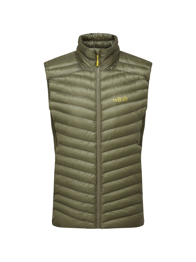 Rab Cirrus Flex Vest Light Khaki/Army QIP-35-LKA jassen online bestellen bij Kathmandu Outdoor & Travel