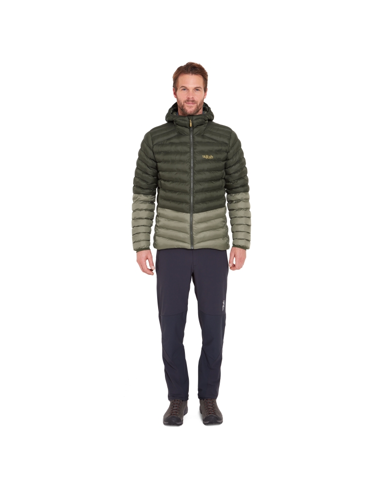 Rab Rab Cirrus Alpine QIP-25-ALK jassen Rab Cirrus Alpine Army/Light Khaki QIP-25-ALK jassen online bestellen bij Kathmandu Outdoor & Travel