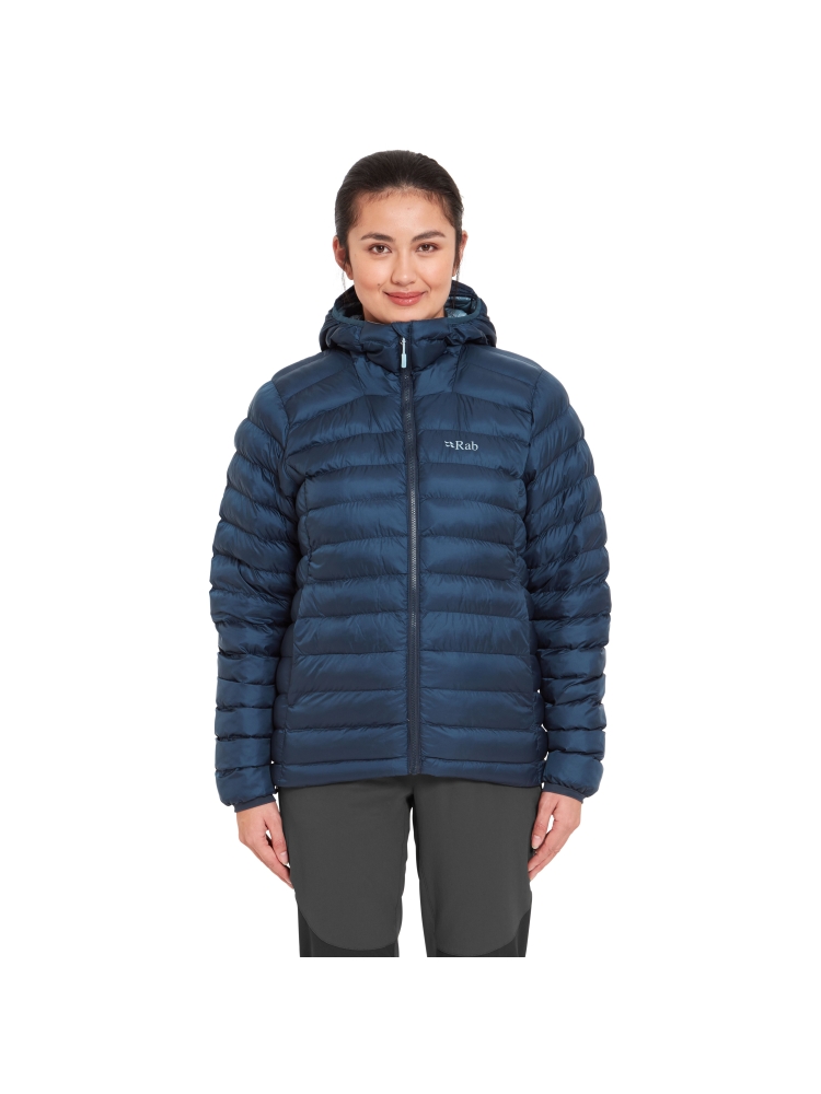 Rab Rab Cirrus Alpine Women's QIP-26-TMB jassen Rab Cirrus Alpine Women's Tempest Blue QIP-26-TMB jassen online bestellen bij Kathmandu Outdoor & Travel