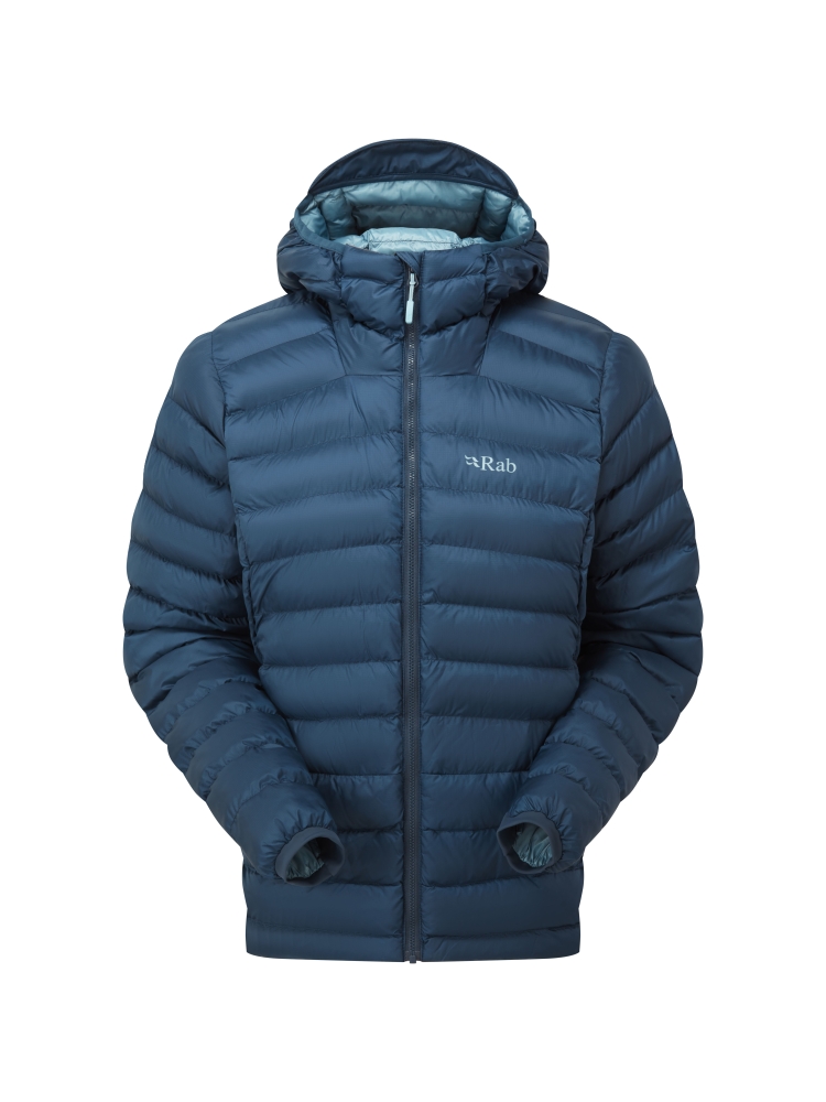 Rab Rab Cirrus Alpine Women's QIP-26-TMB jassen Rab Cirrus Alpine Women's Tempest Blue QIP-26-TMB jassen online bestellen bij Kathmandu Outdoor & Travel