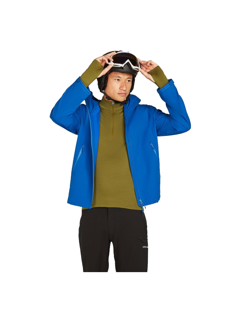 Icebreaker 300 MerinoFine Polar LS Half Zip Algae IBBA56Q9-3571 onderkleding/thermokleding online bestellen bij Kathmandu Outdoor & Travel
