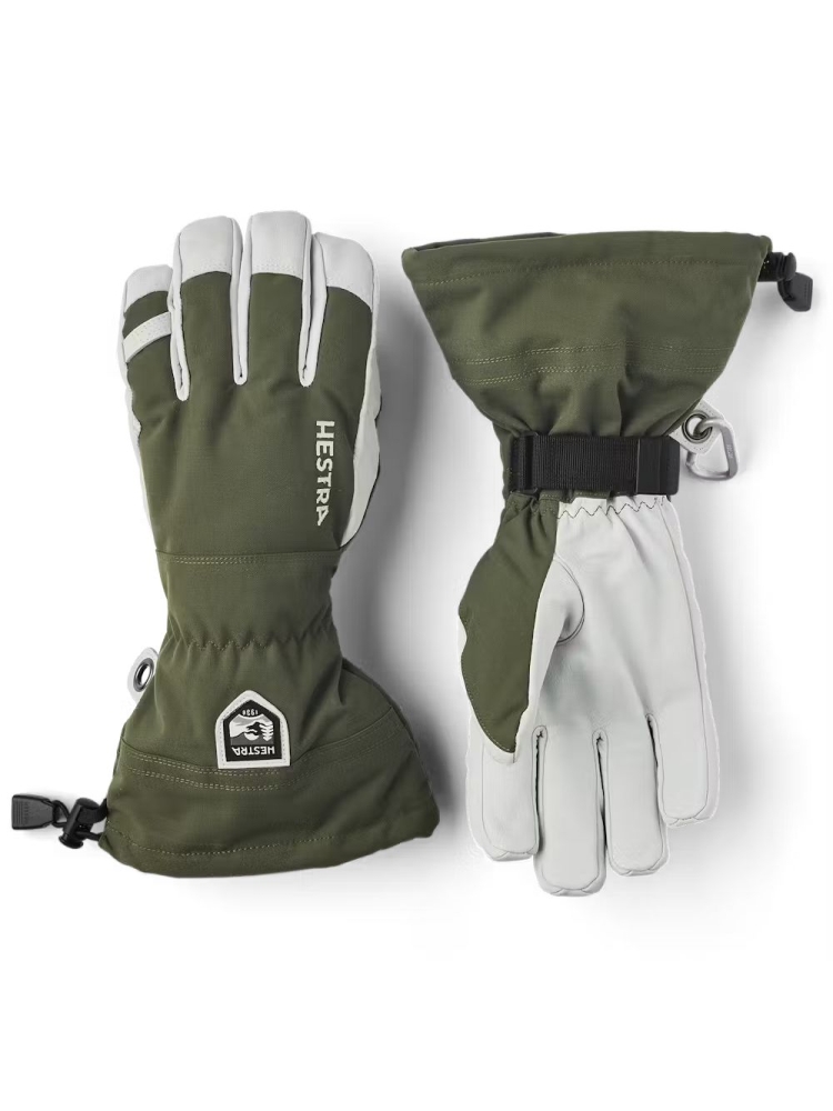 Hestra Hestra Army Leather Heli Ski - 5 finger 30570-870 kleding accessoires Hestra Army Leather Heli Ski - 5 finger Olive 30570-870 kleding accessoires online bestellen bij Kathmandu Outdoor & Travel