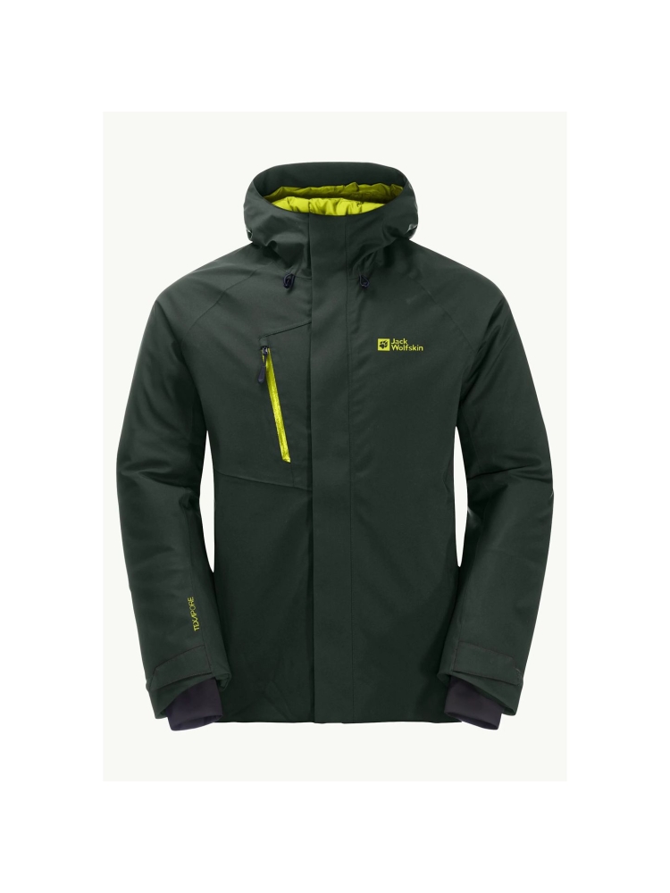 Jack Wolfskin Jack Wolfskin Troposphere Ins Jkt 1115321-T0138 jassen Jack Wolfskin Troposphere Ins Jkt black olive / firefly 1115321-T0138 jassen online bestellen bij Kathmandu Outdoor & Travel
