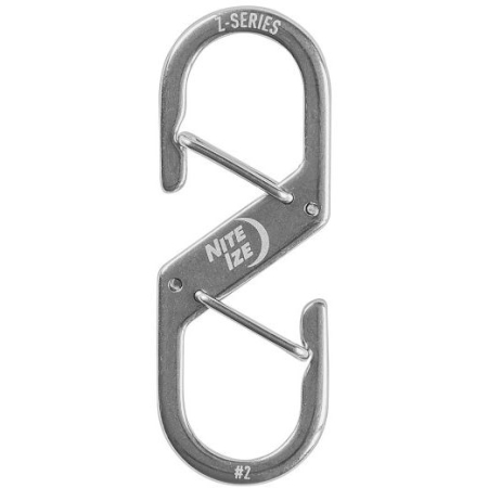 Nite-Ize  Z-Series Karabijnhaak Zilver #2 Zilver