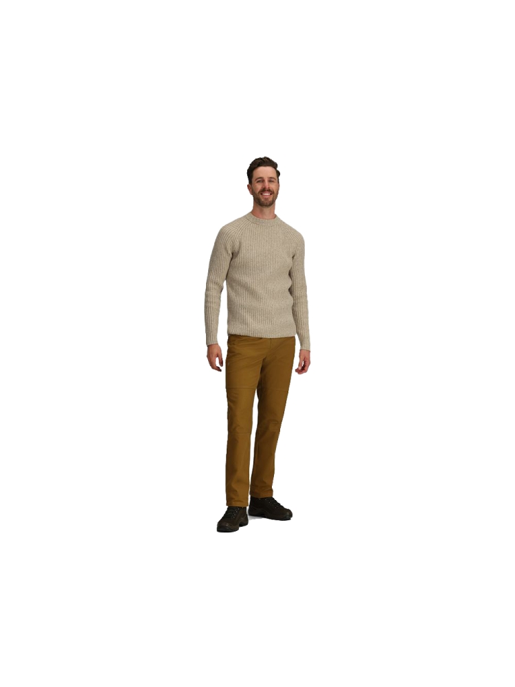 Royal Robbins Rockcraft Wool Crew Sandstone HTR Y12600125-158 fleeces en truien online bestellen bij Kathmandu Outdoor & Travel