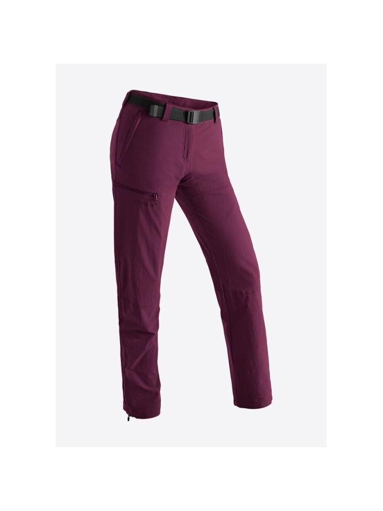 Maier Sports Inara Slim Regular Women's cherry wine 3000106-M10106 broeken online bestellen bij Kathmandu Outdoor & Travel