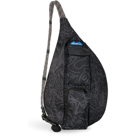 Kavu Mini Rope Sling Black Topo Kavu Mini Rope Sling Black Topo